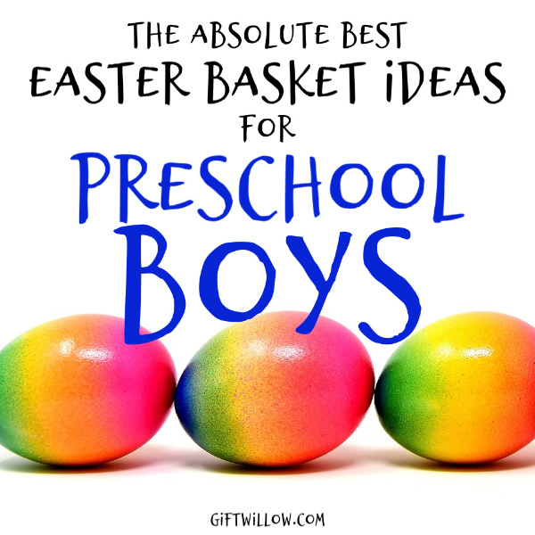 These are the best Easter basket ideas for preschoolers!  So if you're on the hunt for Easter basket fillers for boys, these are your answer.