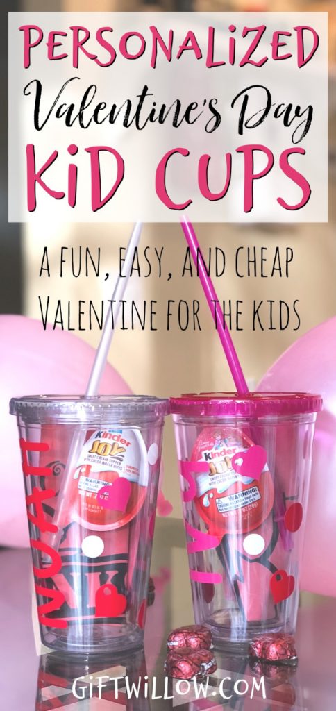 This Valentines Day gift for kids is a really fun, easy, and cheap valentine idea for kids!  It's also a personalized and practical gift, which is a huge bonus. 