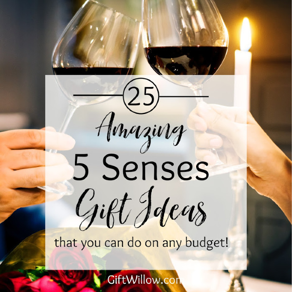 These 5 senses gift ideas for boyfriends, girlfriends, or spouses will turn your fun gift into something truly thoughtful and romantic!