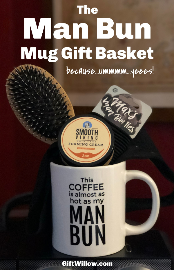 This is definitely the best man bun gift that you'll find anywhere!  Time to celebrate that long hair and have some fun. 