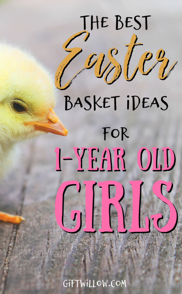 These are the absolute best Easter basket ideas for 1-year old girls.  All of these fillers are sure to make your toddler (and you) happy on Easter morning!