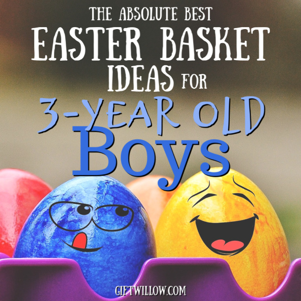 These Easter basket fillers for 3-year old boys are the best gift ideas for Easter baskets. They'll make your shopping easy and your Easter morning a lot of fun!