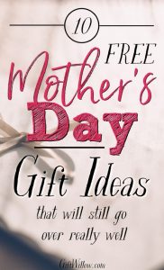 10 Unique & Free Mother's Day Gifts that Will Be a Huge Hit - Gift Willow