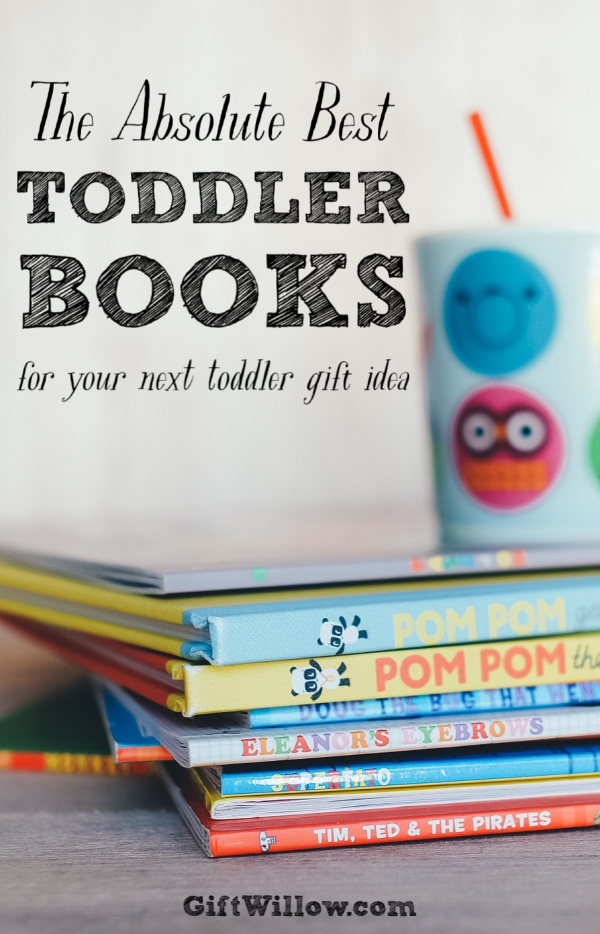 These are the best toddler books that you can find and they make excellent toddler gift ideas!  They're a lot of fun, educational, inexpensive, and will make both your baby and parents happy!