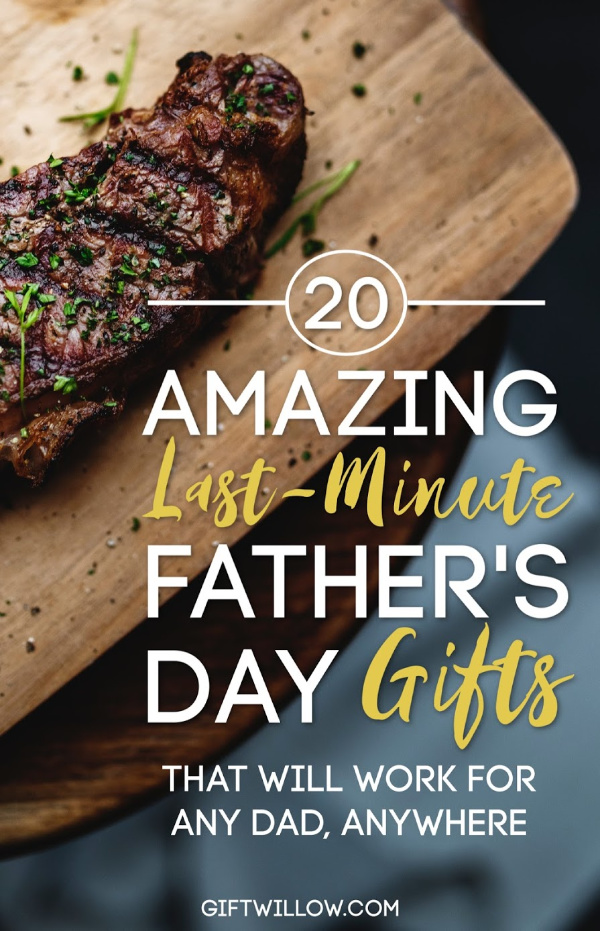 These last minute Father's Day gifts are the perfect idea for your dad if you only have a couple of days before you'll see him!