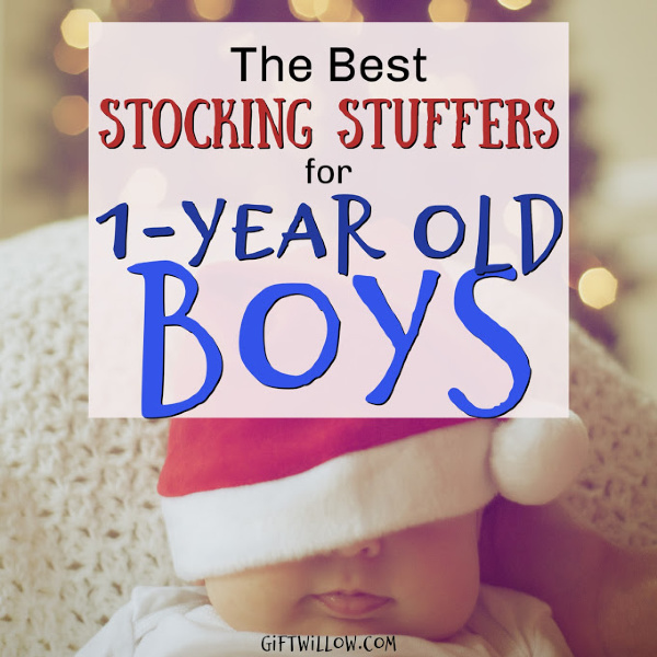 These stocking stuffer ideas for 1-year old boys will make Christmas morning so much fun for your toddler!