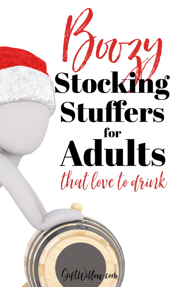 These alcohol-inspired stocking stuffers for adults are perfect for wine lovers, beer lovers, and cocktail lovers!
