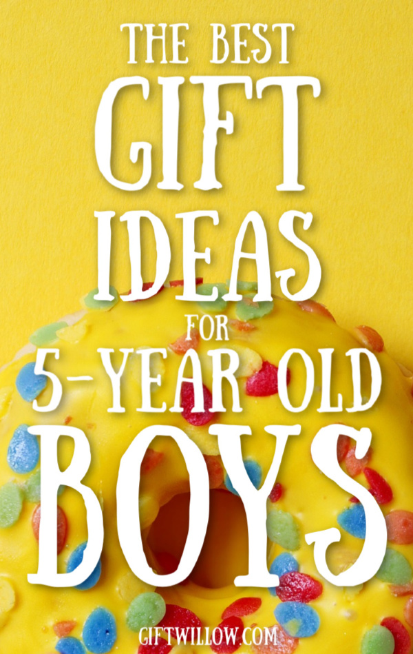 These gifts for 5-year old boys are always a huge hit, no matter what your little guy is into!