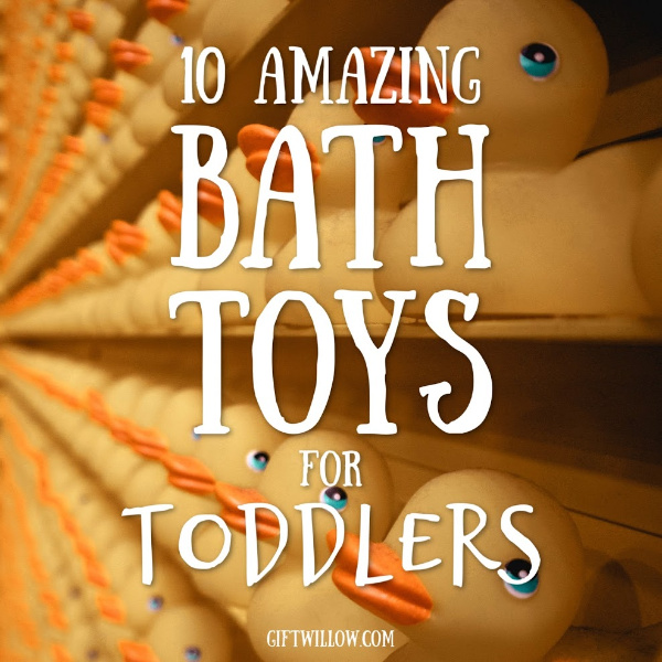 These toddler bath toys will be such a huge hit and make great gift ideas for toddlers!  