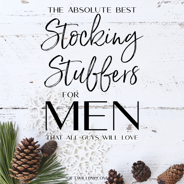 These stocking stuffers for boyfriends, husbands, brothers, and sons are perfect gifts for men on Christmas morning!