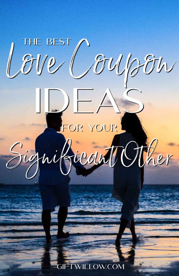 These love coupon ideas are the perfect way to give your boyfriend, girlfriend, husband, or wife a romantic (and possibly free!) gift. It's perfect for Valentine's Day, anniversaries, birthdays...or just because!