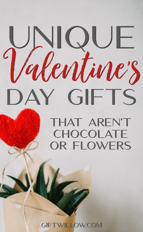 These unique Valentine's Day gifts are the perfect idea for your boyfriend, girlfriend, husband or wife.  They're romantic and sentimental, but still totally unique!  They'll be the perfect unique Valentine's Day surprise.