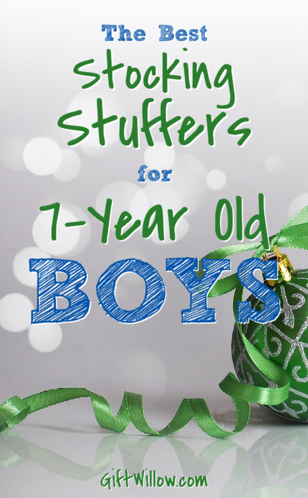 These stocking stuffers for 7-year old boys are a great way to make your shopping easy for Christmas morning!