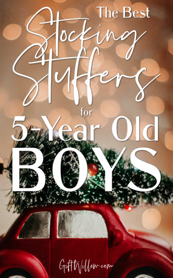 These amazing stocking stuffers for 5-year old boys will make them so excited on Christmas morning!