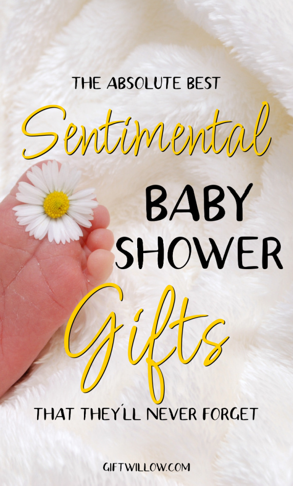 These sentimental baby shower gifts are the perfect  gift idea for new moms and make great keepsakes!